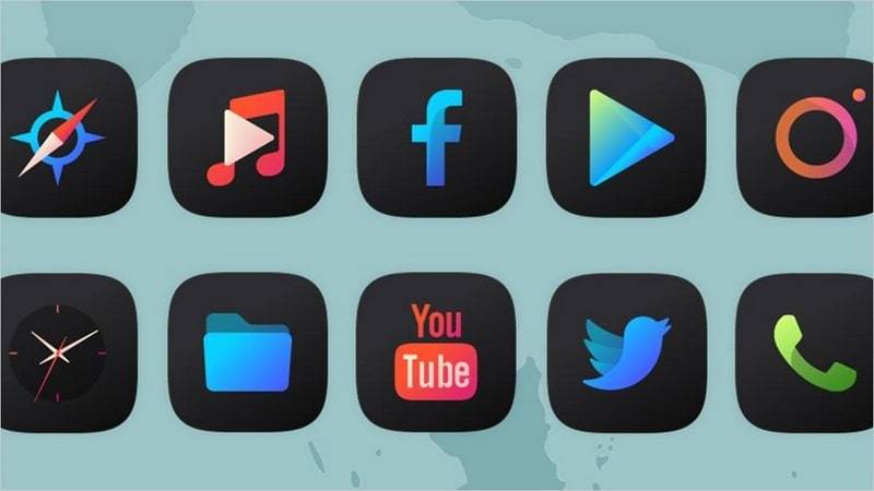 Athena Dark Icon Pack Скриншот 1