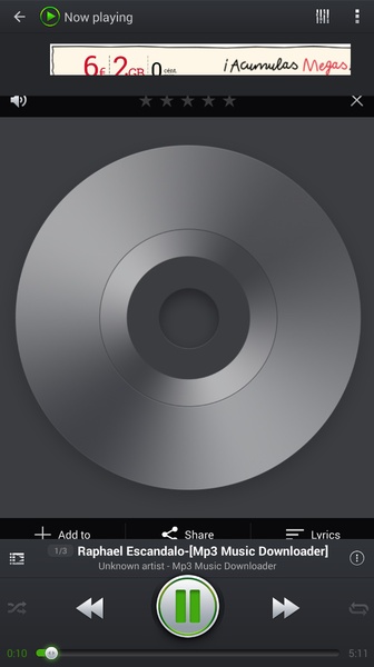 PlayerPro Music Player Скриншот 2