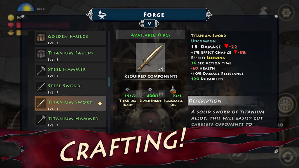 Niffelheim Viking Survival RPG Скриншот 3
