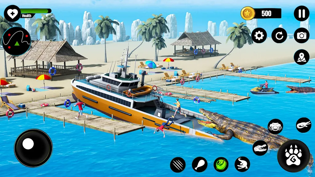 Schermata Crocodile Attack Animal games 4