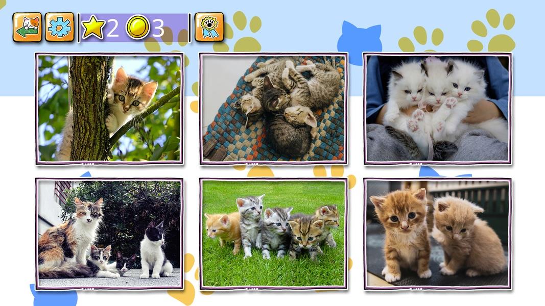 Jigsaw Puzzle Cats Kitten Скриншот 4