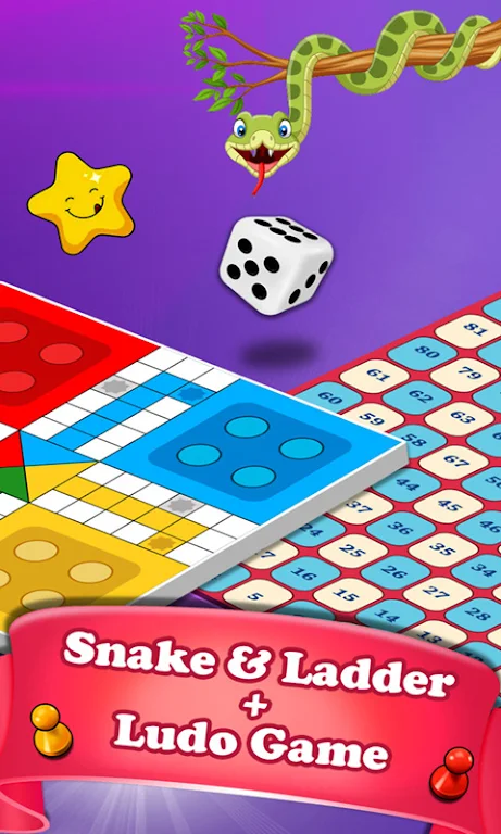 Snakes and Ladders Dice Game Скриншот 3