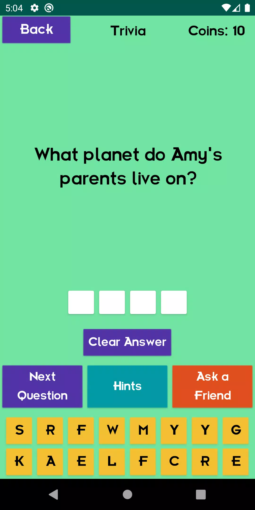 Quiz About Futurama Captura de tela 2