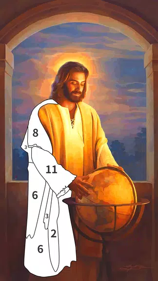 Schermata Jesus Coloring Book Color Game 3