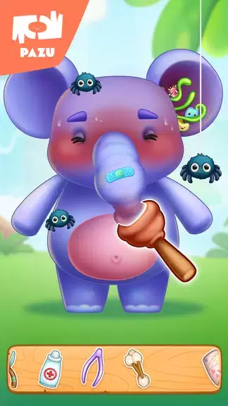 Jungle Animal Kids Care Games स्क्रीनशॉट 4