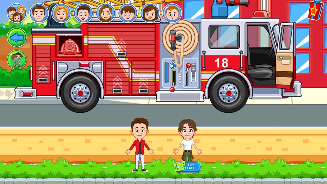 My Town : Fire station Rescue Скриншот 4