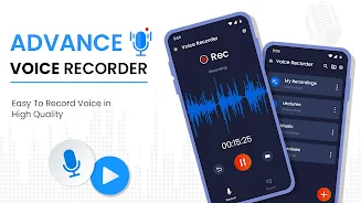 Advance Voice Recorder Ảnh chụp màn hình 1