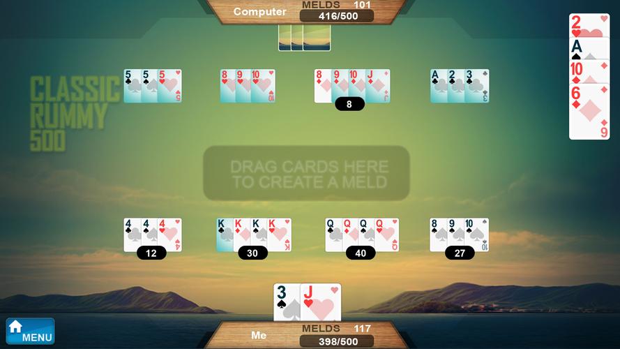 Rummy 500 Zrzut ekranu 1