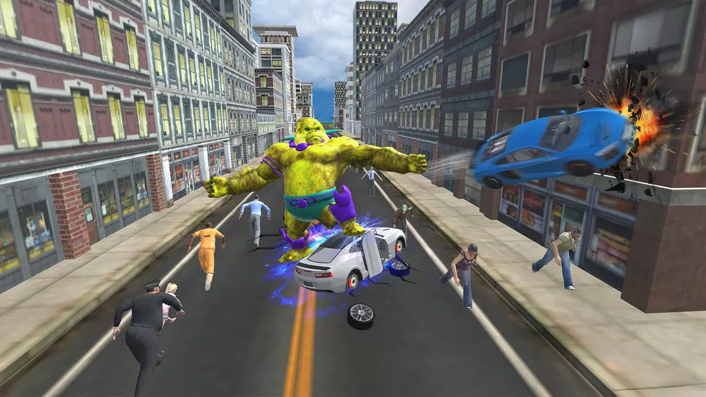 Monster Hero City Battle Tangkapan skrin 2