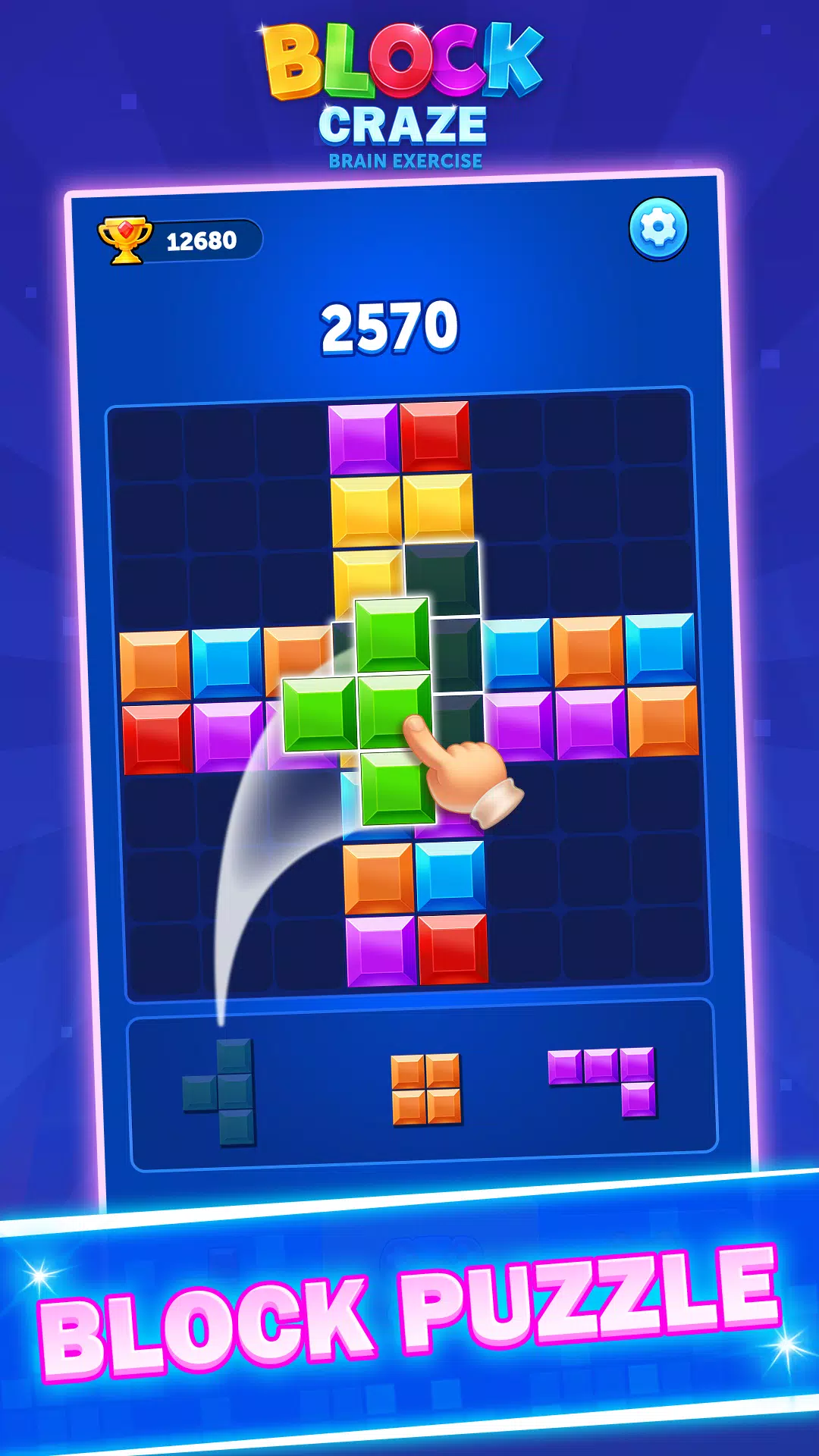 Schermata Block Craze：Brain Exercise 1