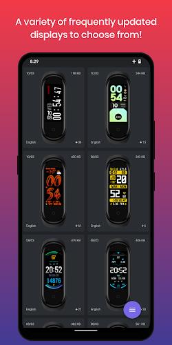 Mi Band 5 Watch Faces স্ক্রিনশট 1