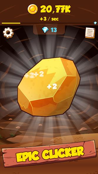 Idle Miner Clicker: Tap Tycoon Mod Tangkapan skrin 1