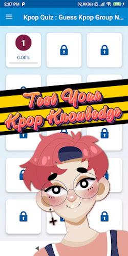 kpop group quiz 스크린샷 2
