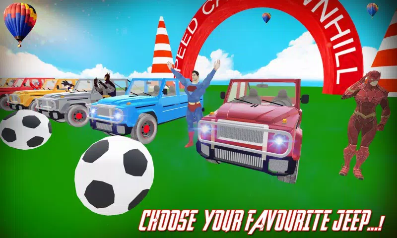 超级英雄特技越野车 Скриншот 1
