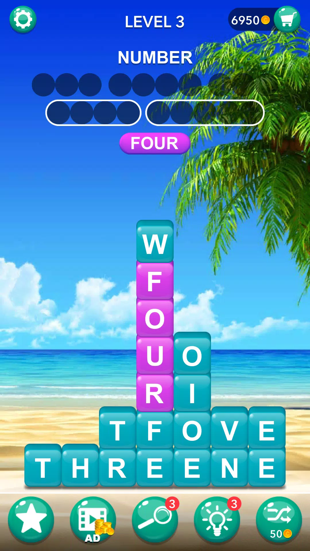 Word Tiles :Hidden Word Search Скриншот 1
