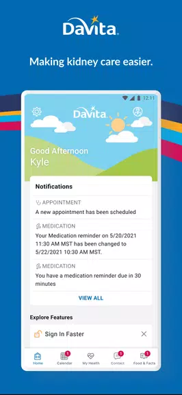 DaVita Care Connect Screenshot 1