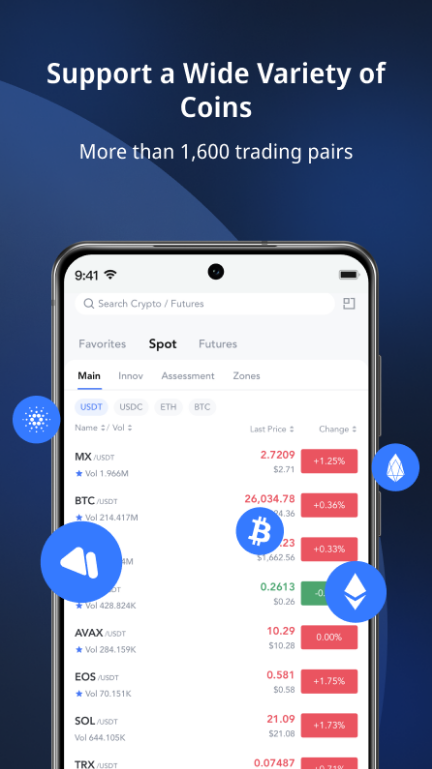 MEXC Global: BTC, ETH, Gamefi应用截图第3张