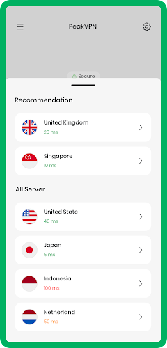 PeakVPN - Fast And Secure Скриншот 2