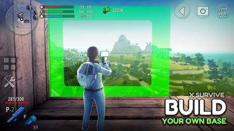 X Survive: Open World Sandbox Ảnh chụp màn hình 1