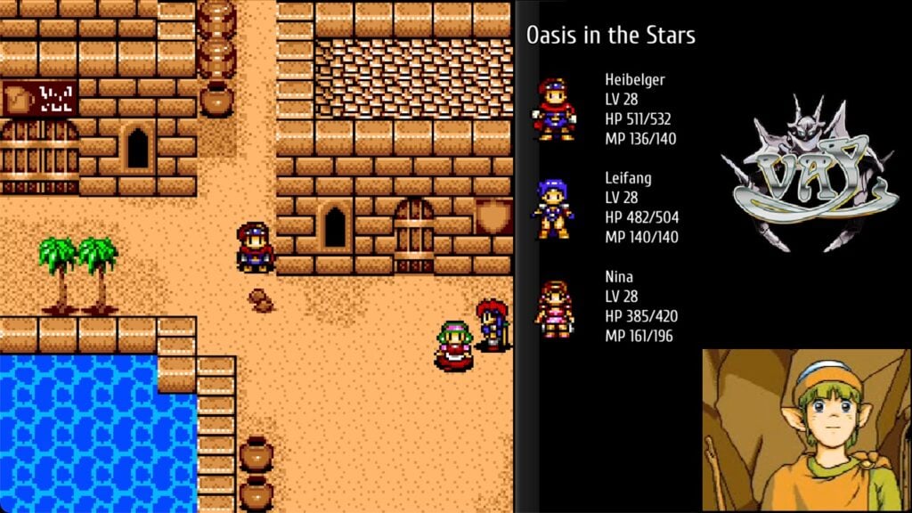 Somoga發布了Android的16位JRPG Vay