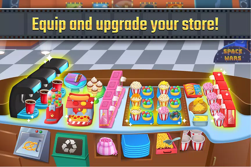 My Cine Treats Shop: Food Game Скриншот 4