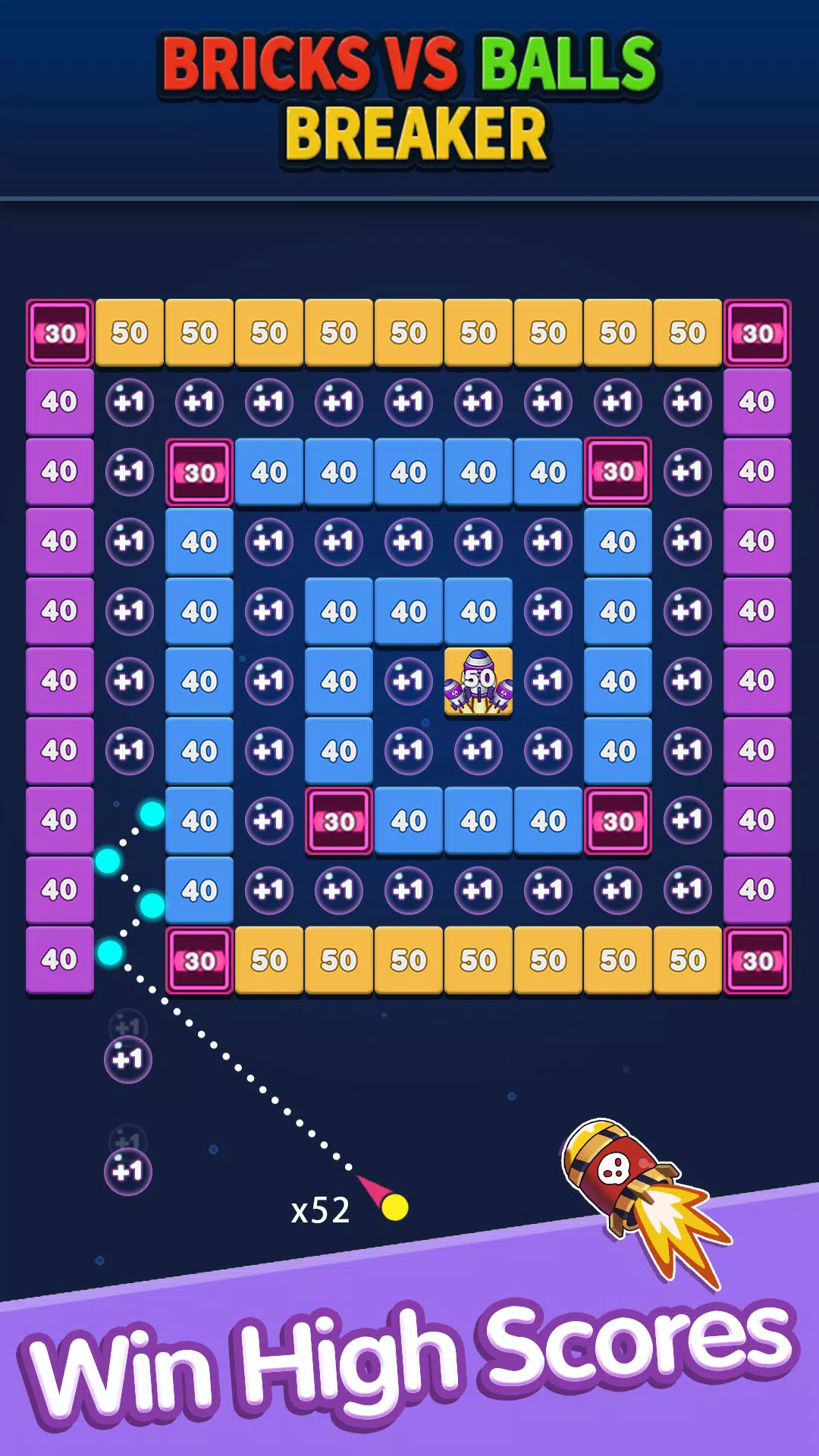 Bricks vs Balls Breaker Скриншот 3