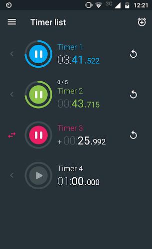 Stopwatch Timer Tangkapan skrin 3