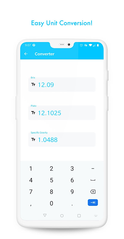 Simple ABV Calculator Captura de tela 2