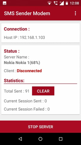 SMS Sender Modem ภาพหน้าจอ 3