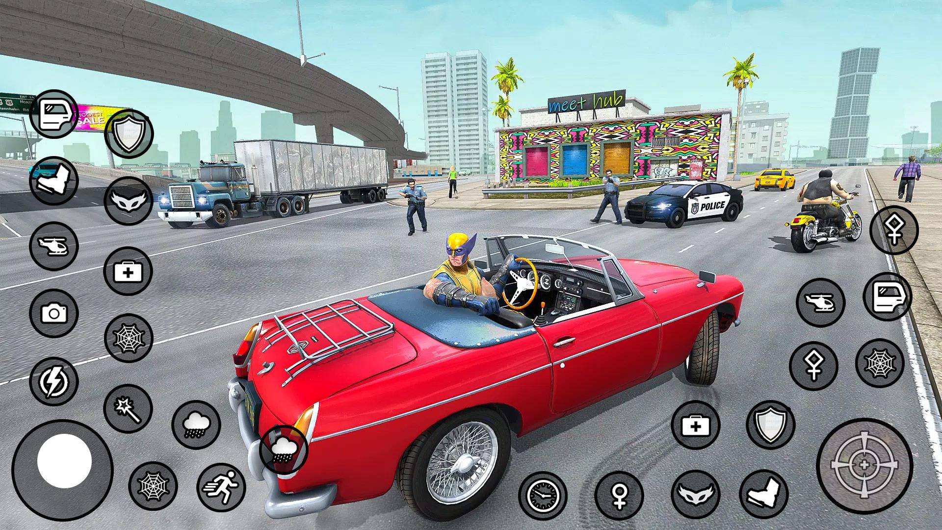 Multi Rope Hero Super Town 4 Скриншот 3