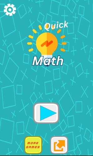Quick Math ဖန်သားပြင်ဓာတ်ပုံ 1