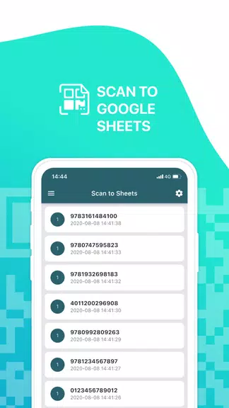 Sheetify:Scan to Google Sheets Captura de tela 1