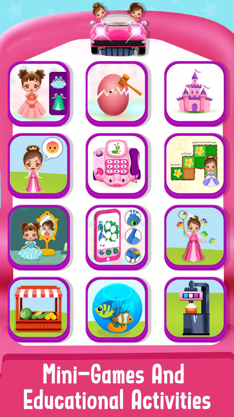 Baby Princess Car phone Toy ဖန်သားပြင်ဓာတ်ပုံ 2