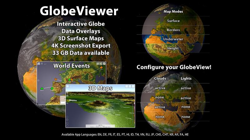 GlobeViewer Schermafbeelding 1