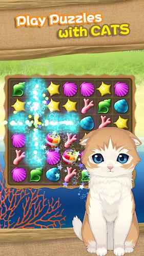 Cat Island Diary~Happy Match 3 Скриншот 2