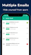 Temp Email Pro - Multiple Mail Скриншот 2