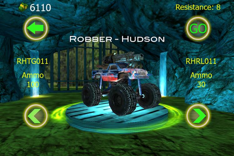 Crazy Monster Truck Fighter - Tangkapan skrin 1