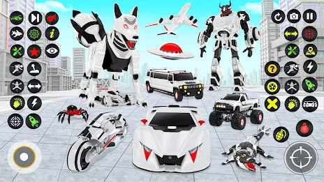 Fox Robot Transform Bike Game 스크린샷 2