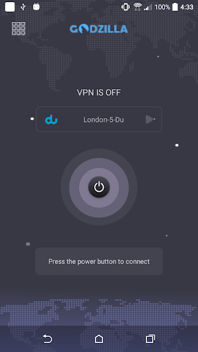 Godzilla VPN 스크린샷 1