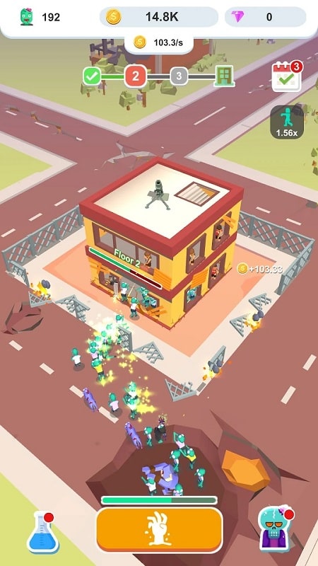 Idle Zombie Army Ảnh chụp màn hình 2