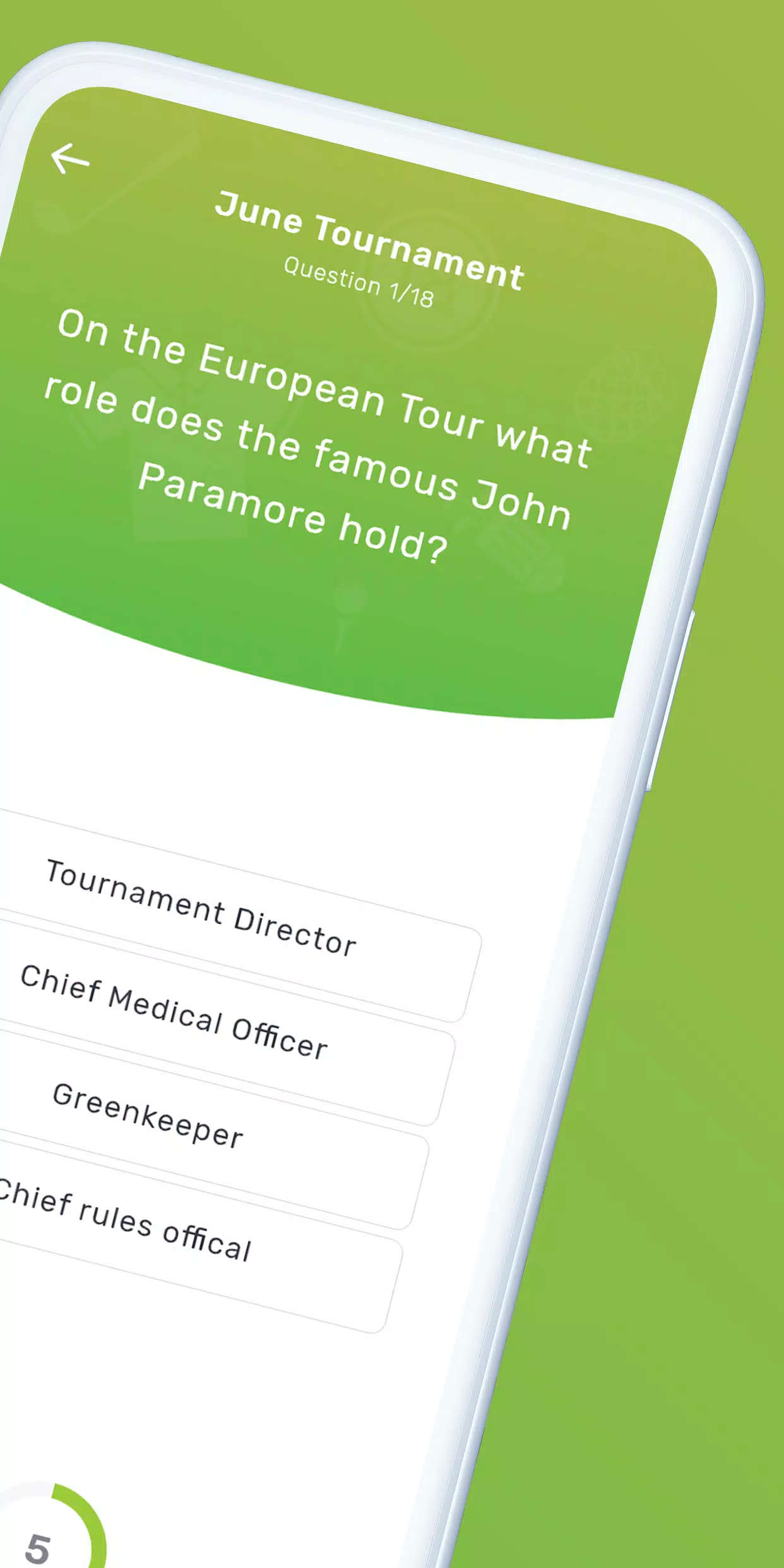 GolfQuizz スクリーンショット 2
