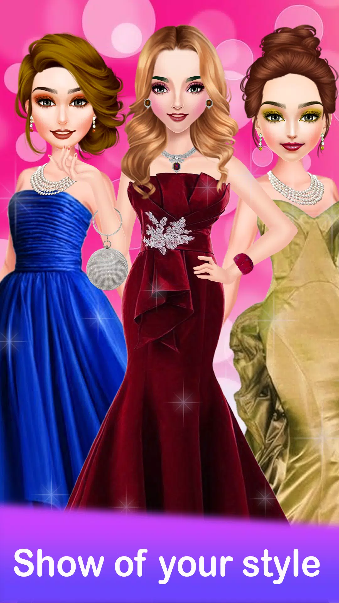 Fashion Girl Makeup Games Show Tangkapan skrin 2