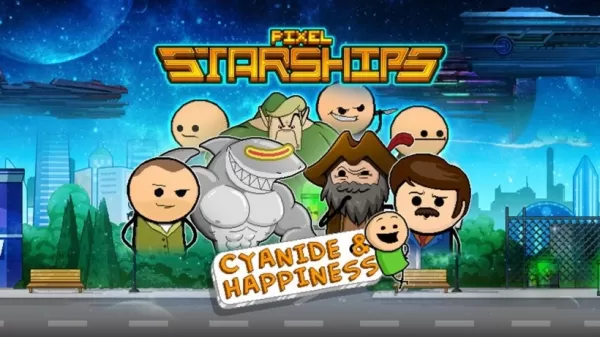 Pixel StarshipsはCyanide＆Happiness Collabを発表します：新しいキャラクター、奇抜なユーモア