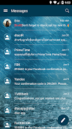 SMS Messages Bubble Rain Theme應用截圖第3張
