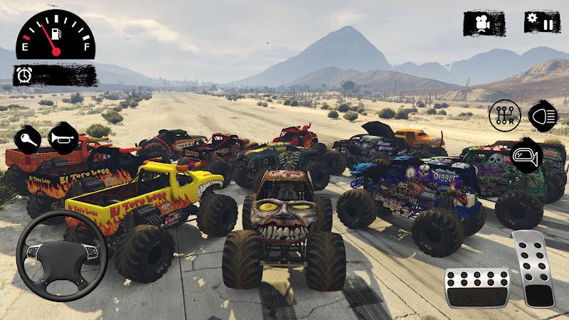 Schermata Hillock Monster Truck Driving 3