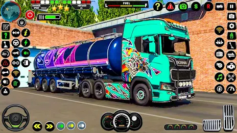 US Oil Tanker Truck Drive Sim 스크린샷 1