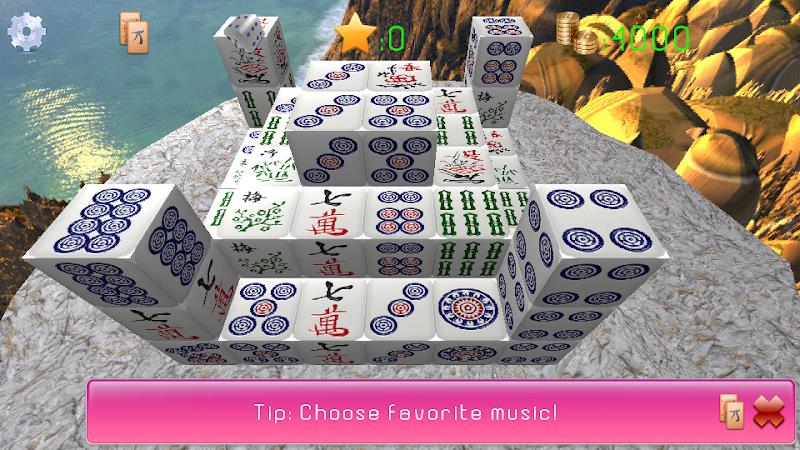 Mahjong Cubic 3D Schermafbeelding 2