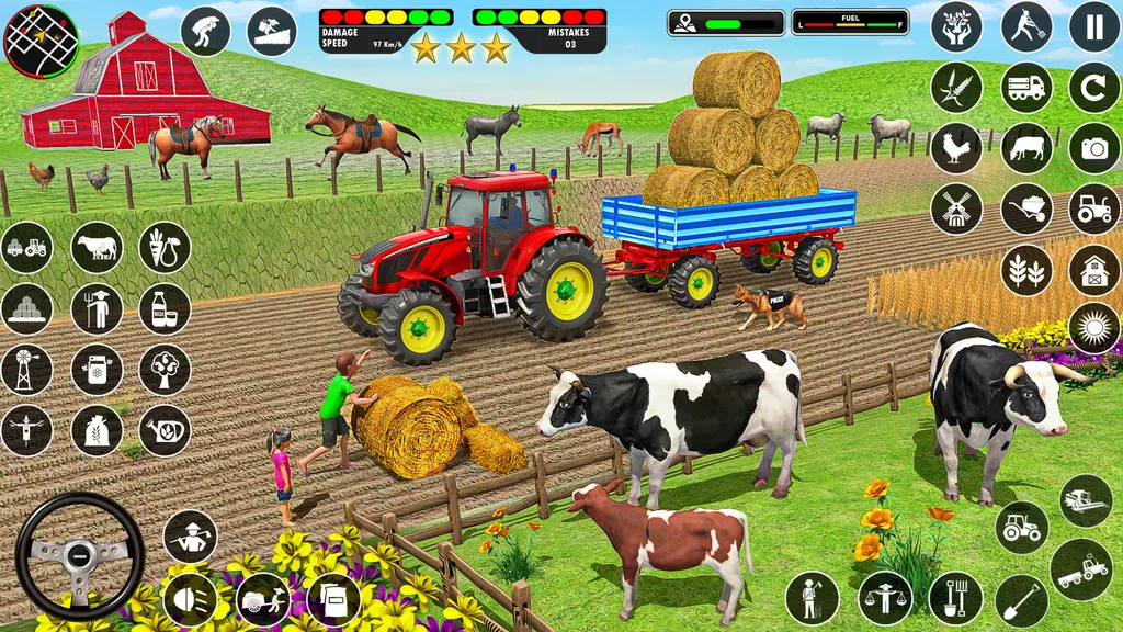 Farming Games: Tractor Driving應用截圖第3張