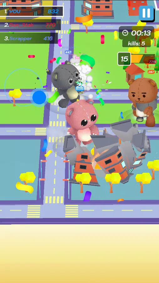 Crazy Monster City スクリーンショット 2