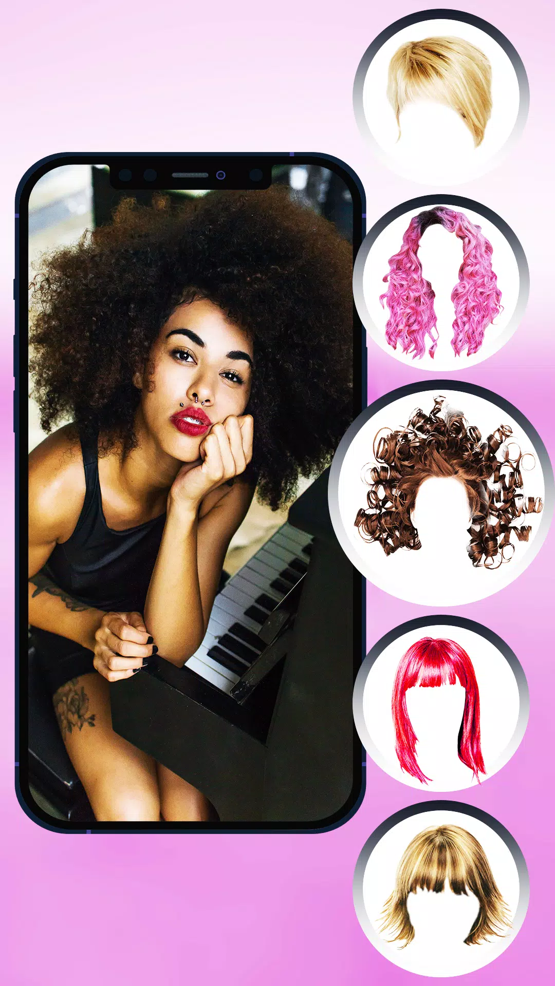 Haircut Filter Скриншот 2